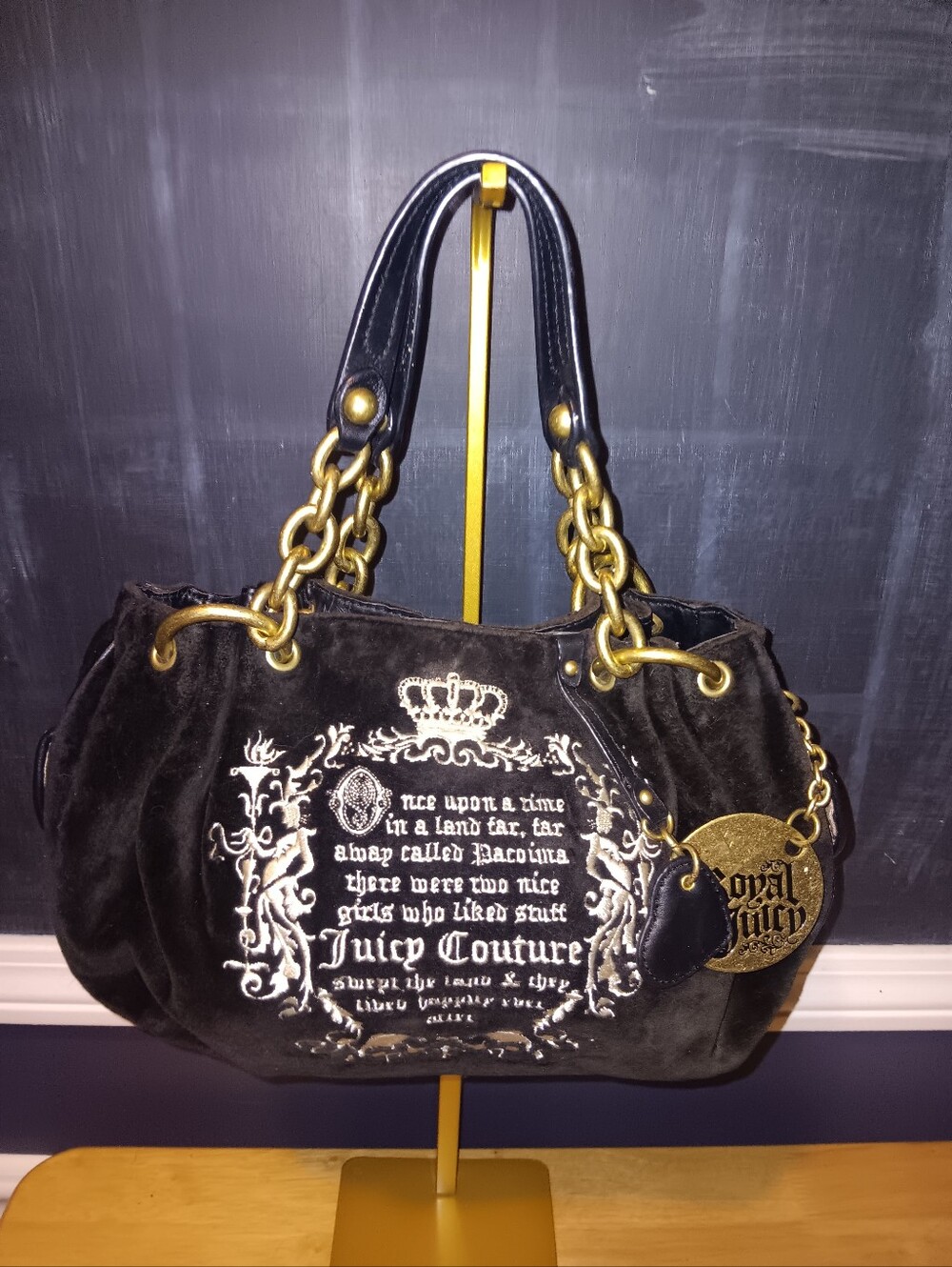 Juicy Couture Ultra Rare Vintage Y2k Daydreamer Velour Bag